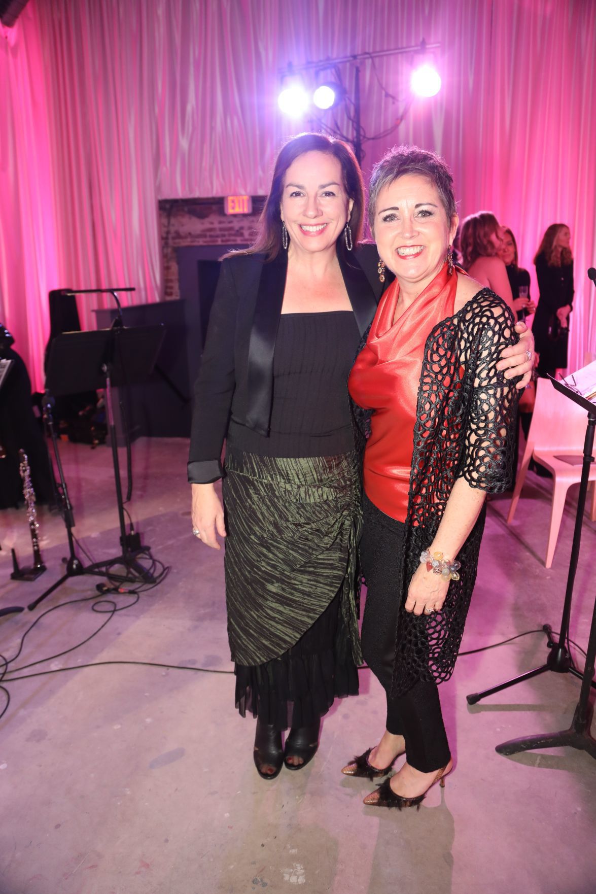 Marie-Helene Bernard, President and CEO Symphony, Kathleen Bibbins, Executive Director Fashion Fund